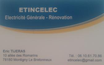 ETINCELEC, Electricien dans les Yvelines